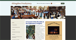 Desktop Screenshot of abingdonpresbytery.org